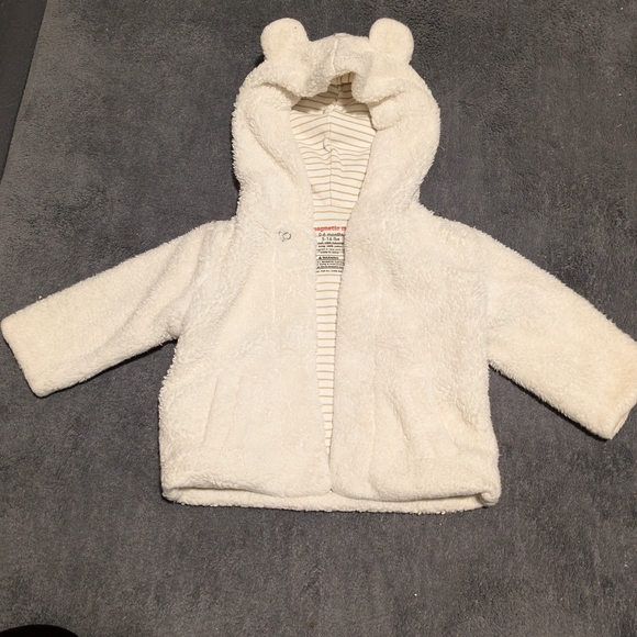 Magnetic Me Cream and White Baby Jacket - Picture 2 of 7